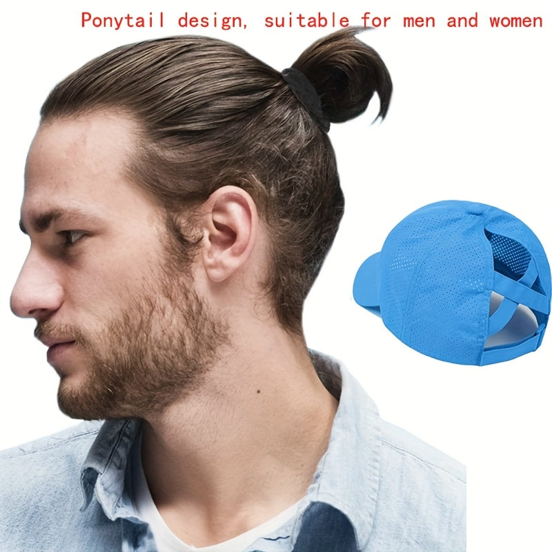 VELIQO - Quick-Dry Ponytail Cap for Comfortable Outdoor Wear