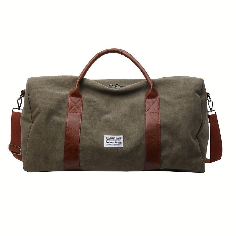 LUXIBAG - Washed Canvas Duffel Bag for Organized Travel