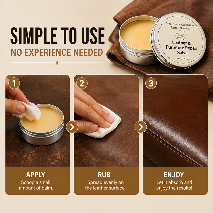 TANUVEX - Leather Repair Balm for Reviving Statement Seating