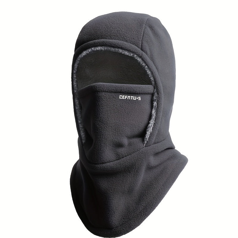 NIVORIN - Knitted Hood Scarf for Windproof Winter Face Protection