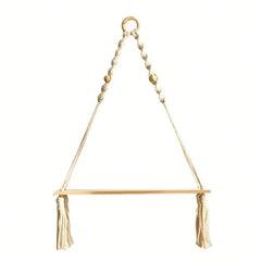 MACRIVA - Macrame Hanging Shelf for Displaying Plants and Decor
