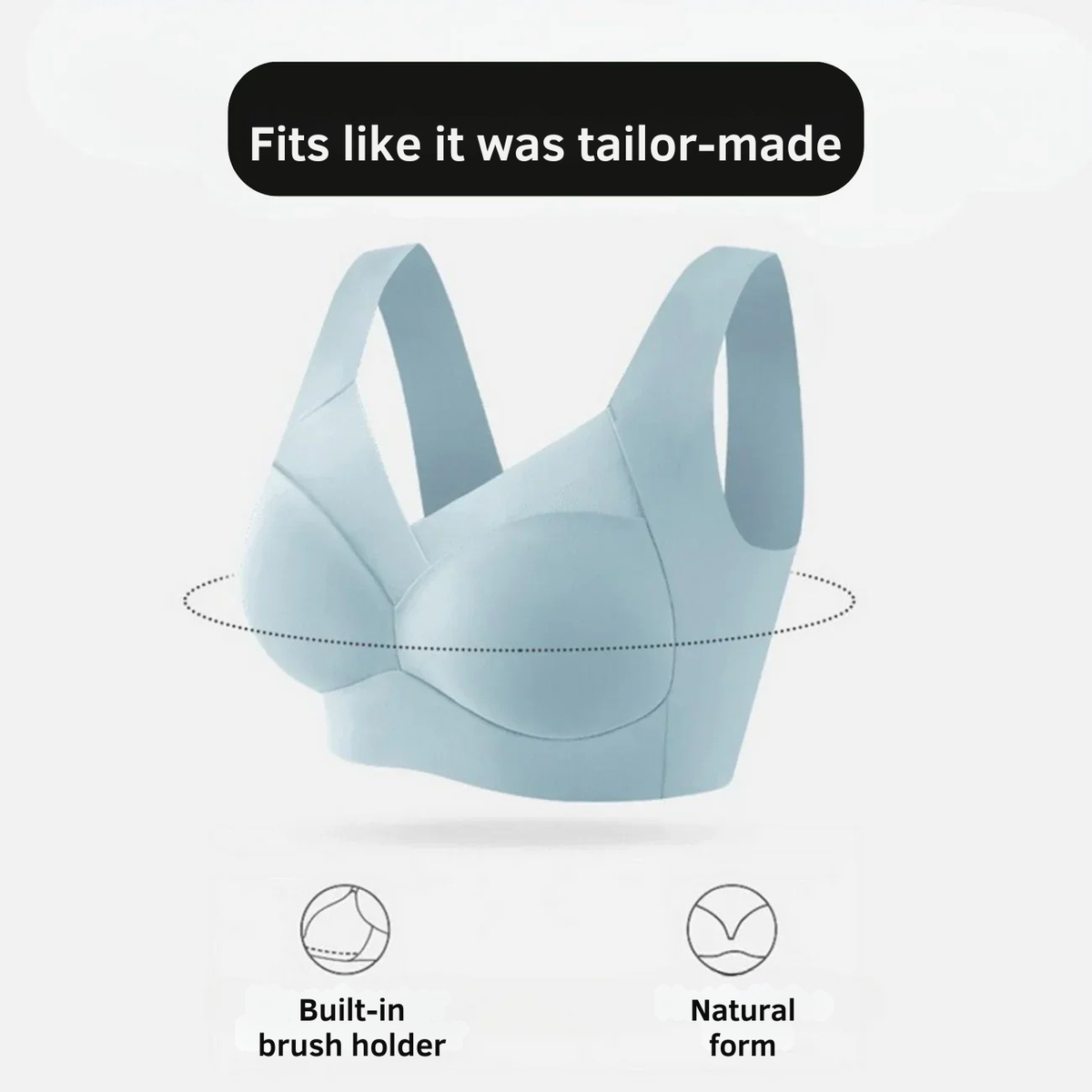 LUMEVRA - Seamless Wireless Bra for Gentle Lift and Lasting Comfort