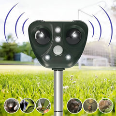 AVIFORA - Solar Ultrasonic Bird Repeller for Protected Gardens