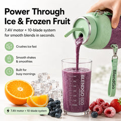FRUVORA - Portable Blender for Fresh Smoothies Anywhere