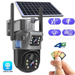 OCULYRA - Solar 4K Security Camera for Cable-Free Monitoring