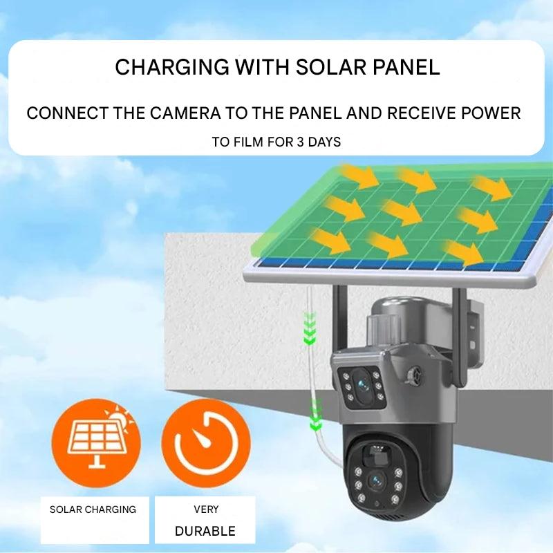 OCULYRA - Solar 4K Security Camera for Cable-Free Monitoring