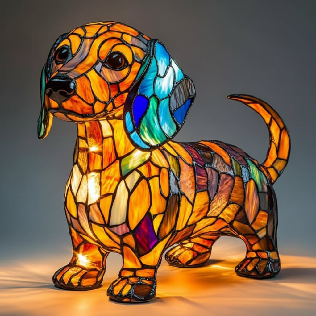 PUPGLOW - Sculptural Resin Dog Lamp for a Cozy Ambient Glow