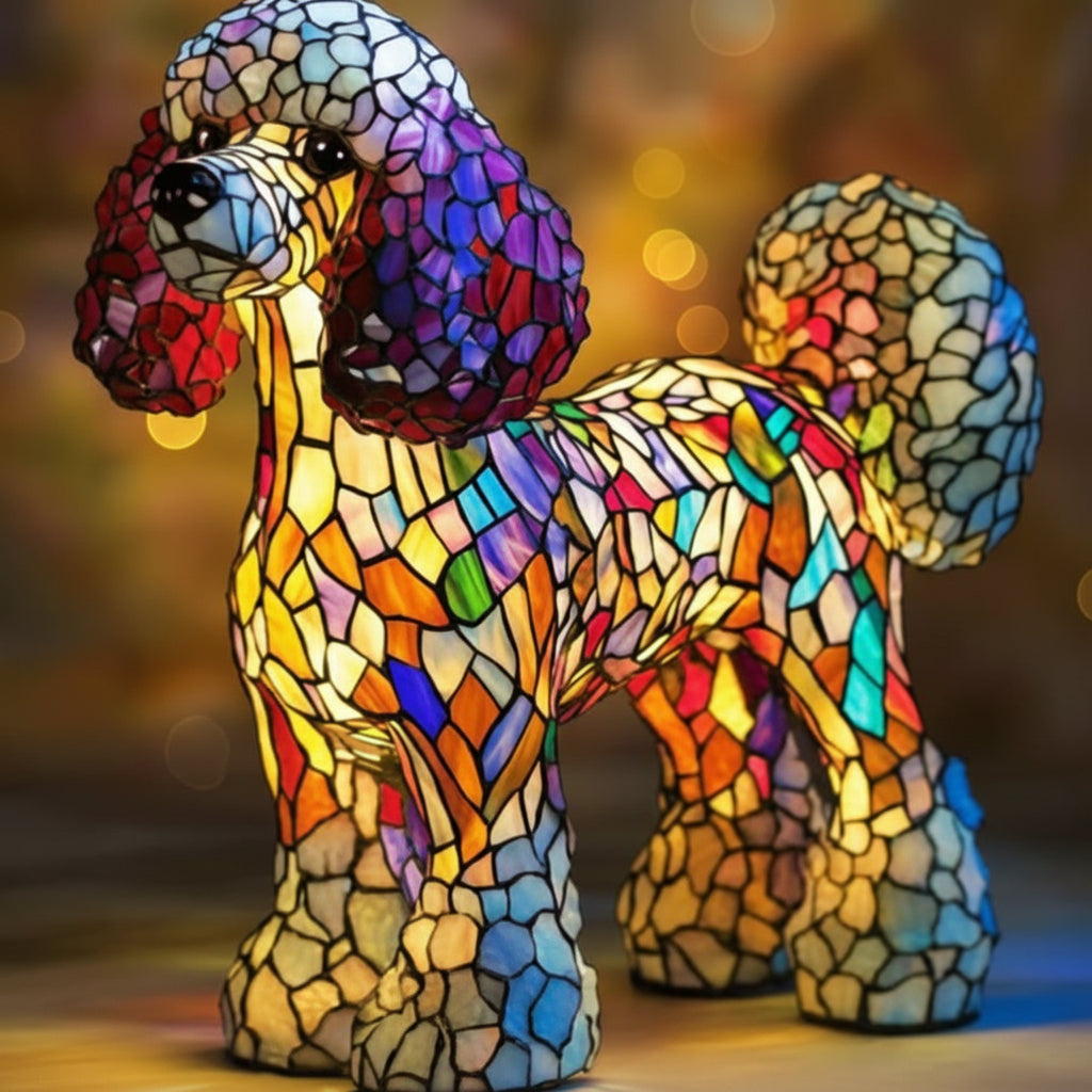 PUPGLOW - Sculptural Resin Dog Lamp for a Cozy Ambient Glow
