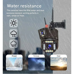OCULYRA - Solar 4K Security Camera for Cable-Free Monitoring