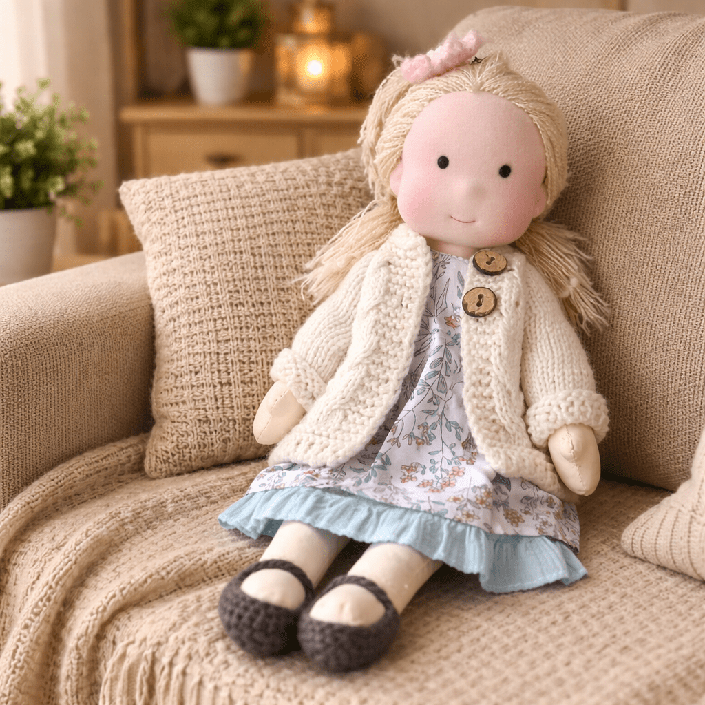 ELORA - Handmade Waldorf Doll for Imaginative Play