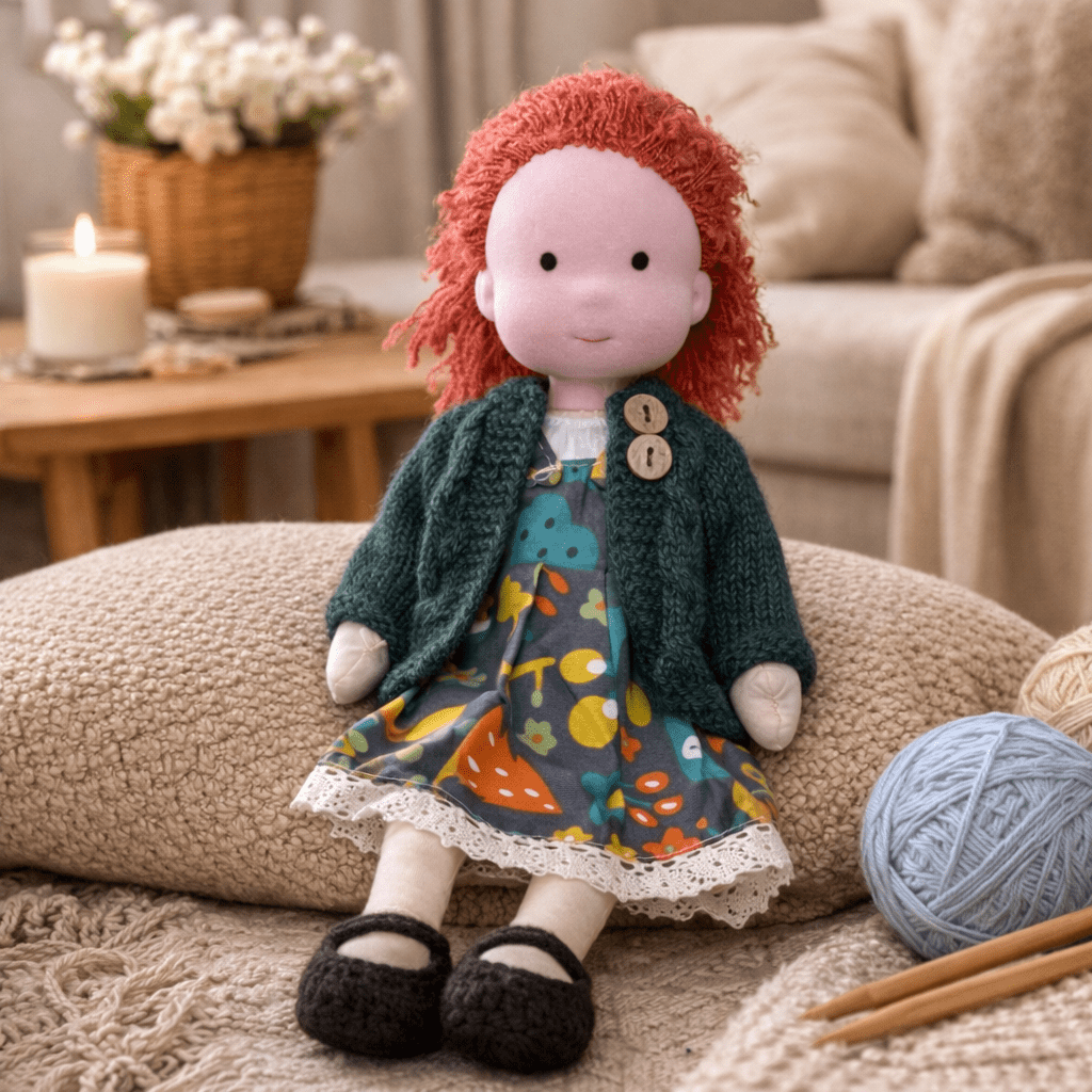 ELORA - Handmade Waldorf Doll for Imaginative Play