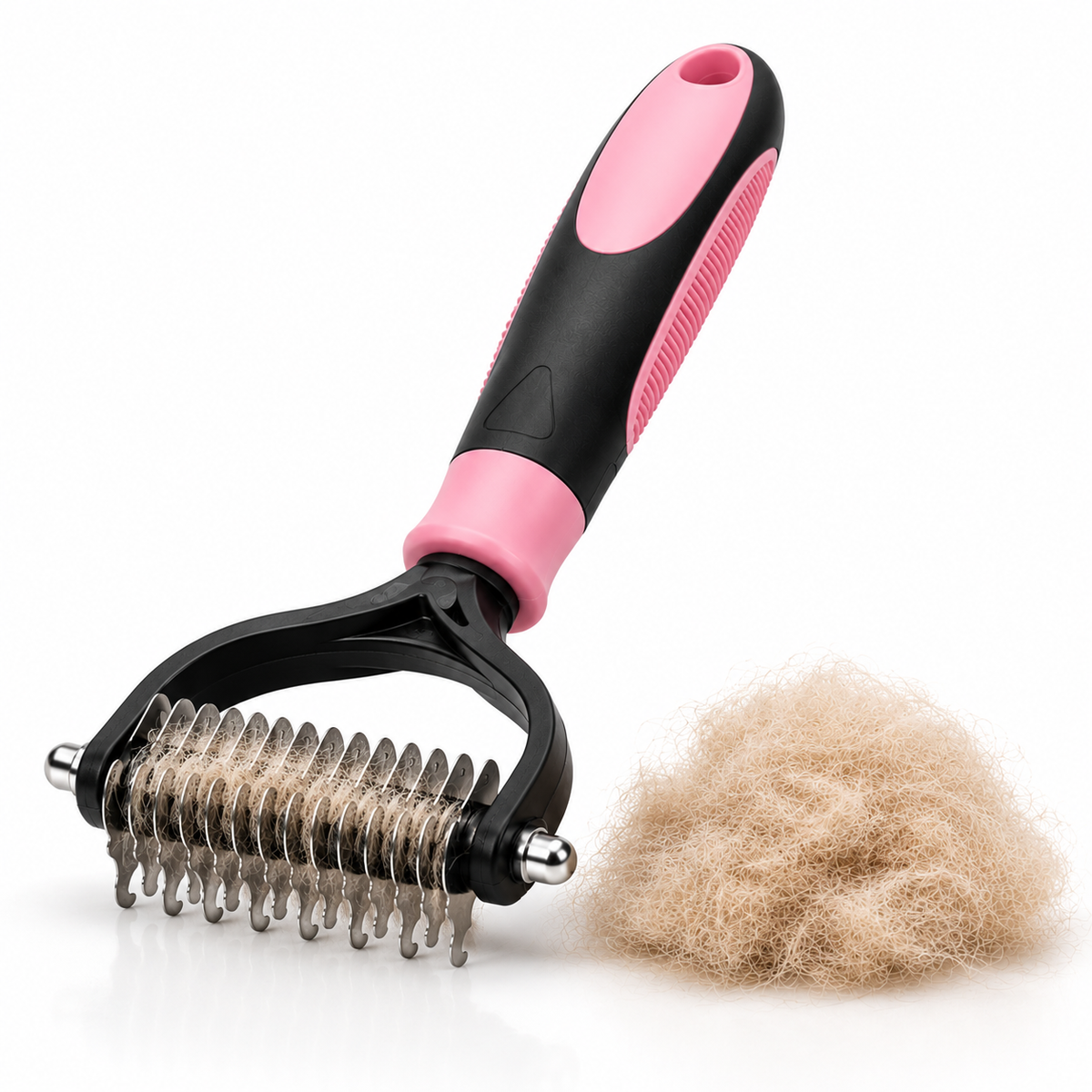 FURVENA - Dual-Sided Pet Brush for Tangle-Free Coats