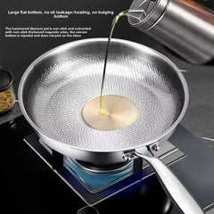HAMMERPAN - Hammered Titanium Frying Pan for Coating-Free Cooking