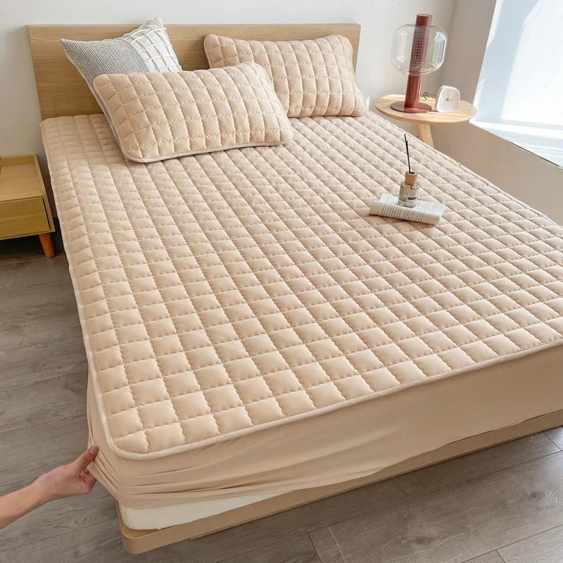 SLUMBERSOFT - Breathable Mattress Protector for Cleaner, Cooler Sleep