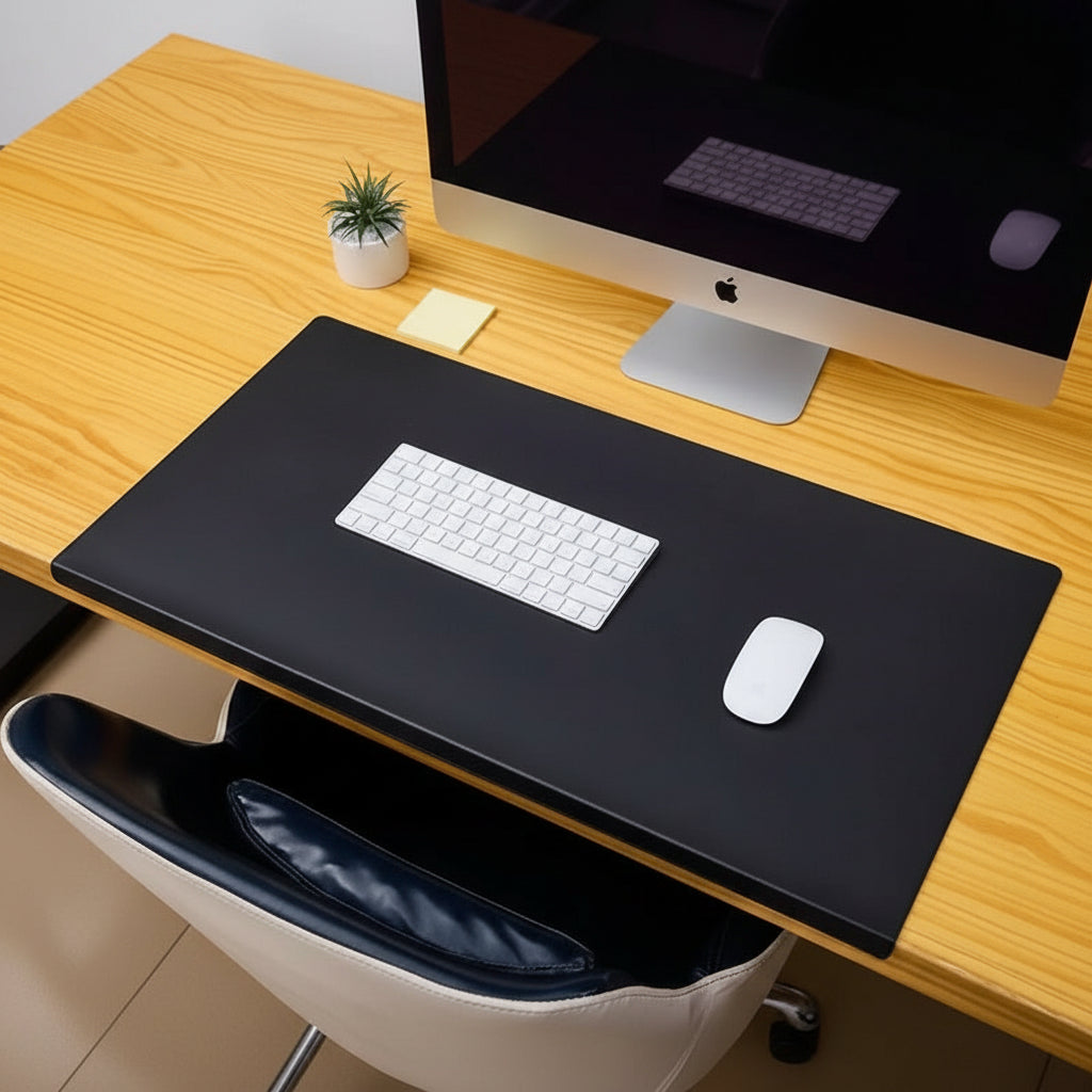 LUMVORA - PU Leather Desk Mat for a Protected, Stable Workspace