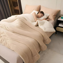 VELUNEA - Plush Fleece Throw for Warmth and Statement Seating