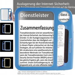 CLARZIO - LED Reading Magnifier for Clear Fine Print