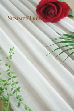 SHEERIVA - Sheer Table Runner for Elegant Occasion Tables