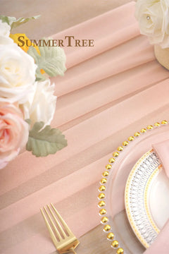 SHEERIVA - Sheer Table Runner for Elegant Occasion Tables