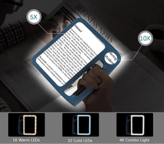 CLARZIO - LED Reading Magnifier for Clear Fine Print