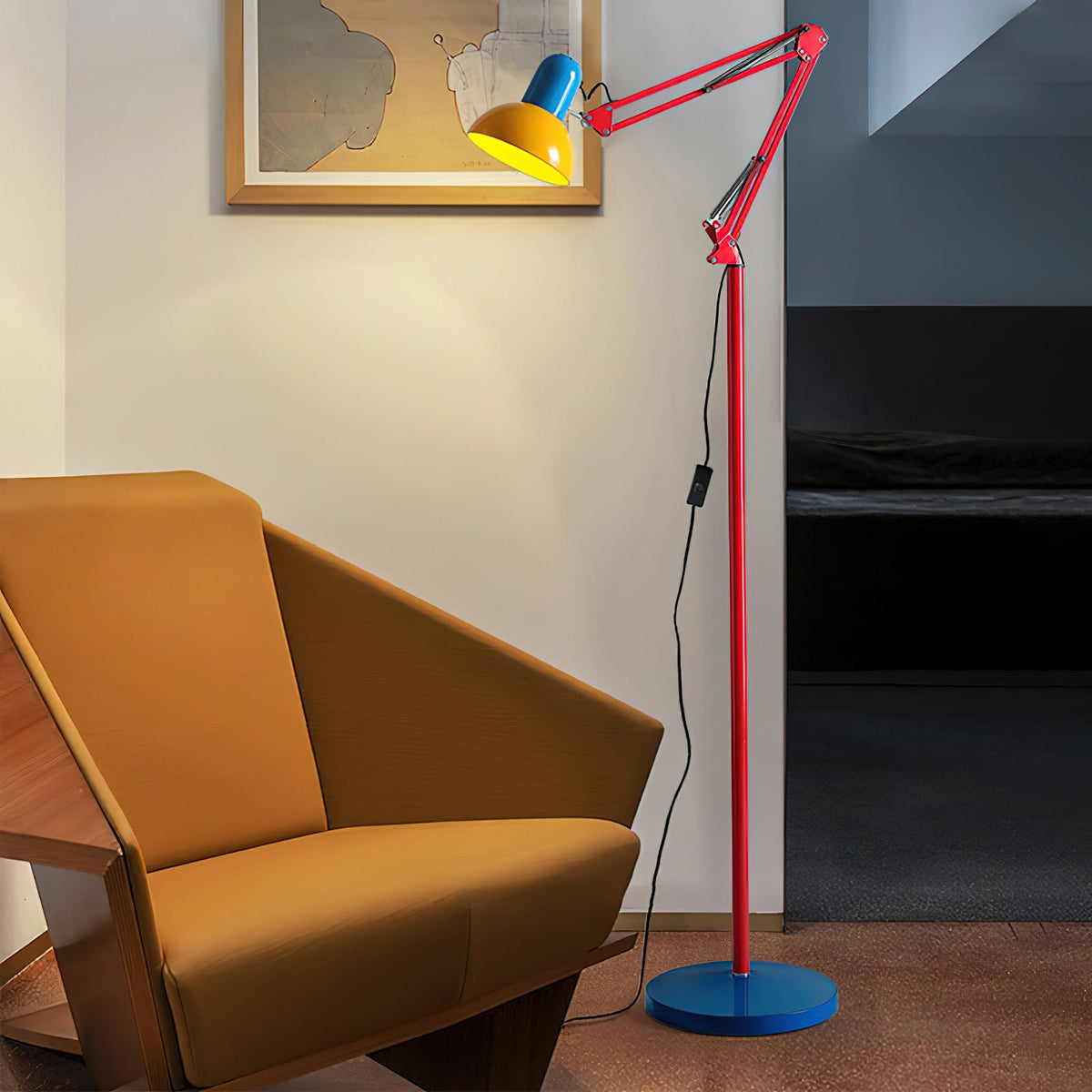 ZELMORA - Sculptural Floor Lamp for Adjustable Focused Light