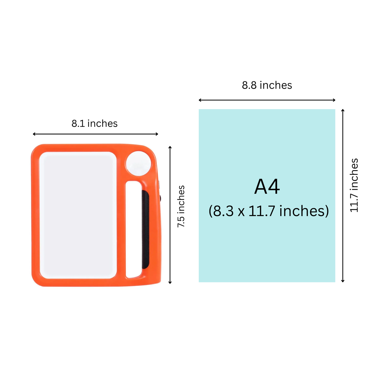 CLARZIO - LED Reading Magnifier for Clear Fine Print