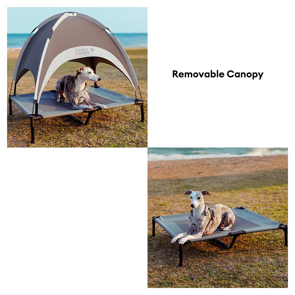 VAYLORA - Elevated Canopy Dog Bed for Cool Sheltered Rest
