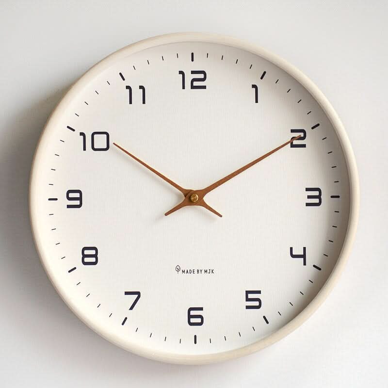 TIMEBLEND - Sculptural Wooden Wall Clock for Silent Timekeeping