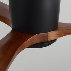 VAYLORA - Sculptural Wooden Ceiling Fan Light for Quiet Comfort