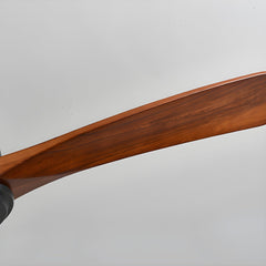 VAYLORA - Sculptural Wooden Ceiling Fan Light for Quiet Comfort