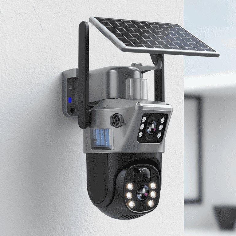 SOLVYRA - Solar Security Camera for 360° Outdoor Monitoring