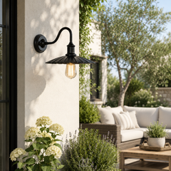 LANTOVI - Vintage Outdoor Wall Lamp for Warm, Welcoming Light