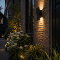 VELQORA - Solar Outdoor Wall Light for Automatic Architectural Glow