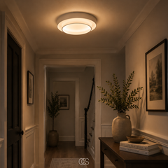 CIRAVEN - Sculptural Double-Ring LED Ceiling Light for Warm Ambience