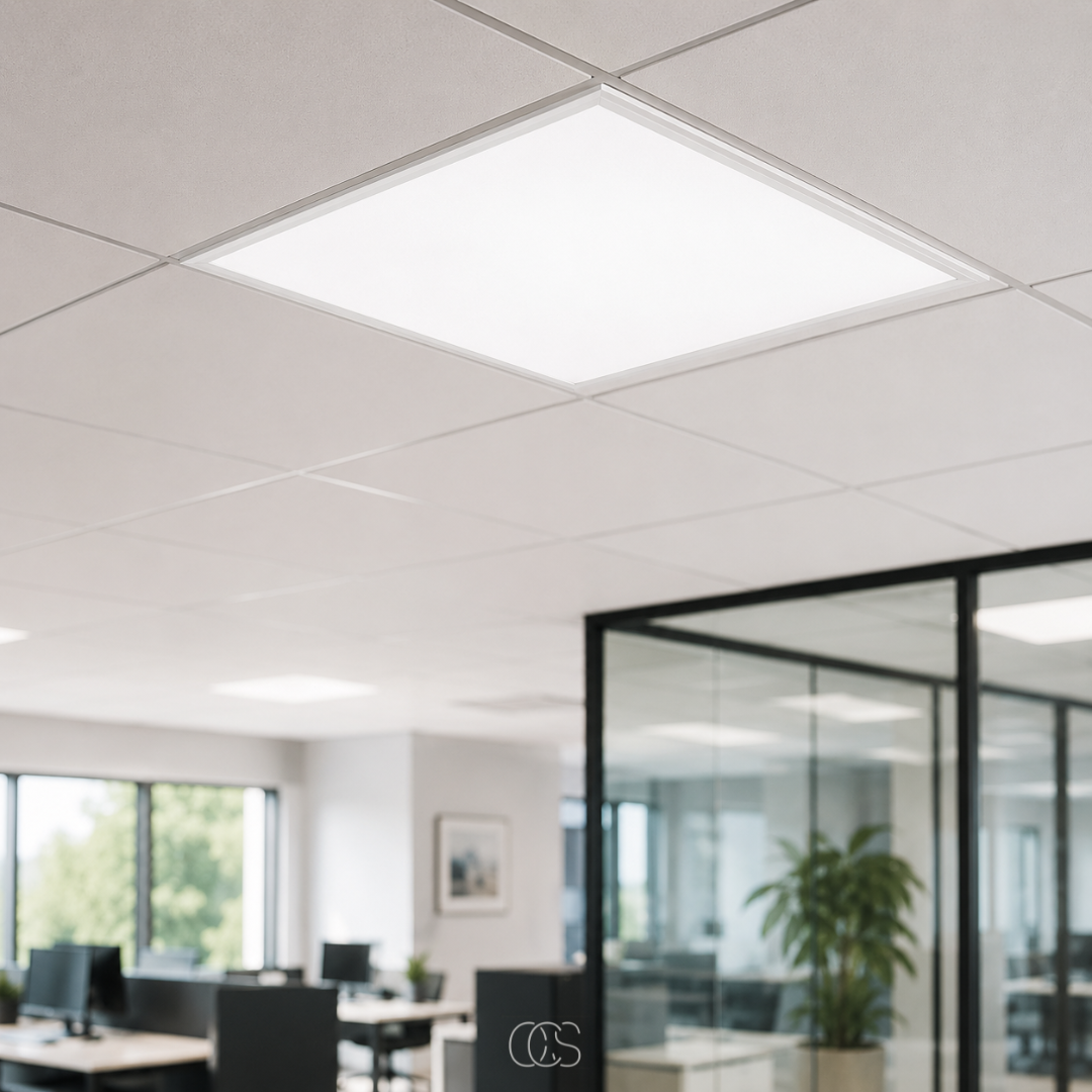 VELLURIX - LED Ceiling Panel for Even, Flicker-Free Lighting