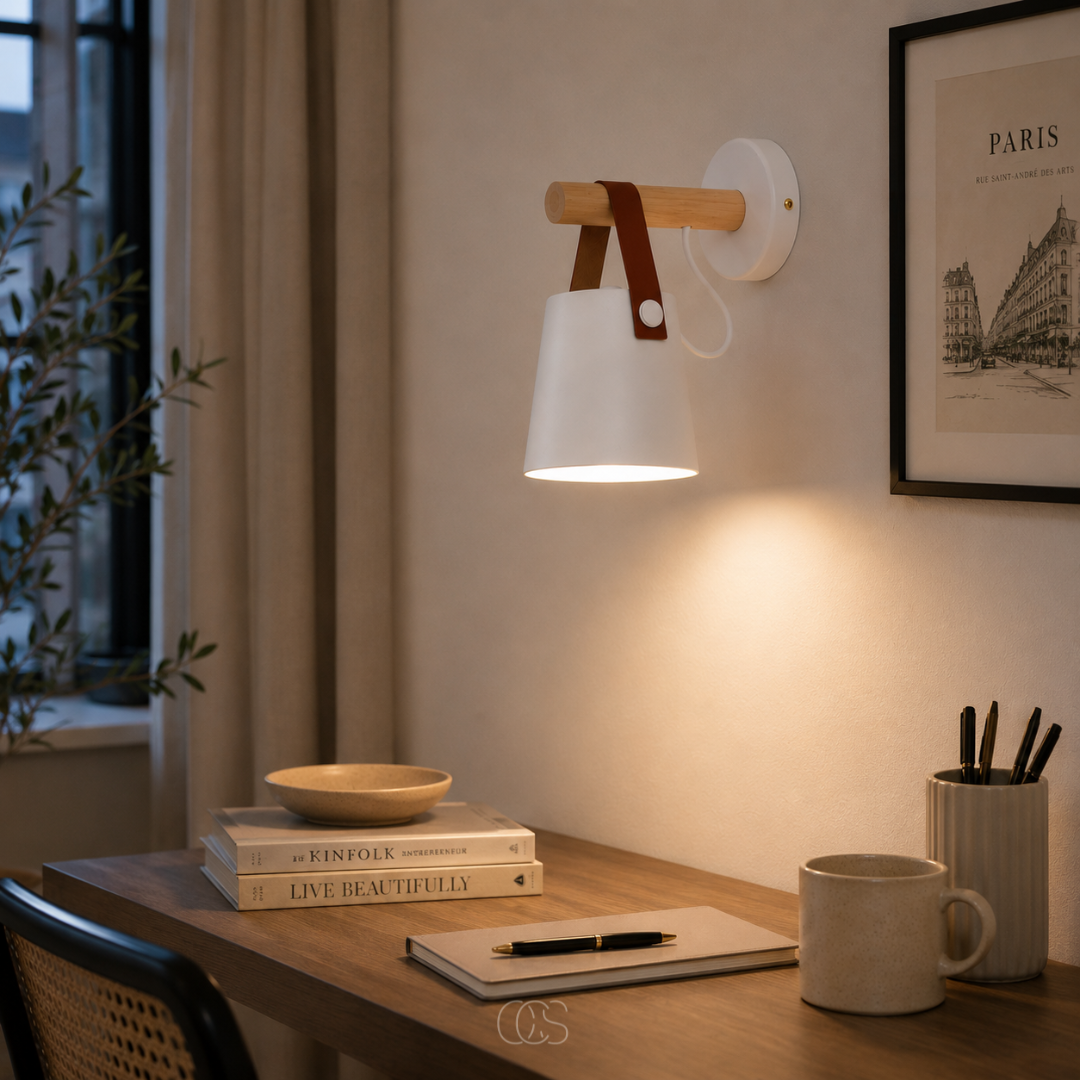LUMEVRA - Scandinavian Wall Lamp for Warm, Focused Light
