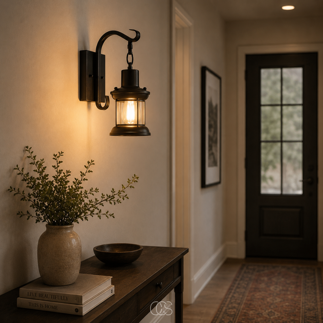VELNORA - Vintage Lantern Wall Light That Adds Warmth and Character