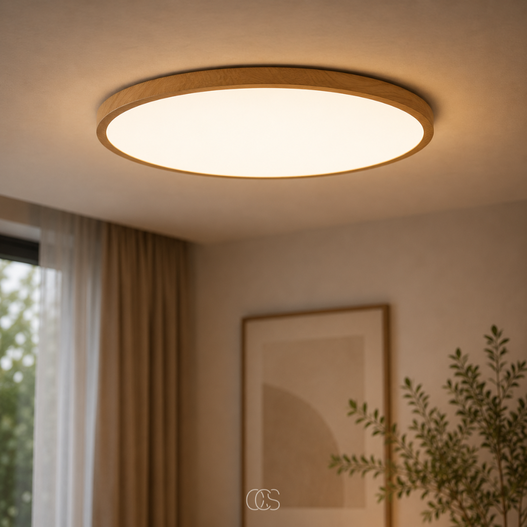 NORVAYA - Slim Japandi Ceiling Light for Calm, Even Illumination