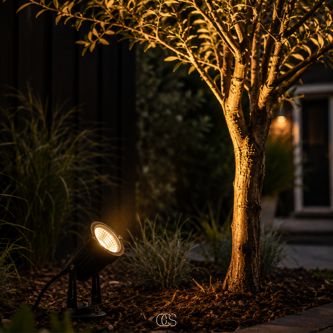 GLOVENA - Adjustable LED Garden Spotlight for Safer Outdoor Paths