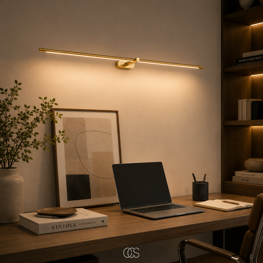 LUMEVRA - Sculptural LED Wall Lamp for Warm Ambient Light