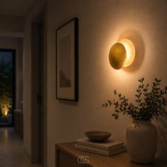 LUNEVRA - Sculptural Moon Wall Lamp for Adjustable Ambient Light