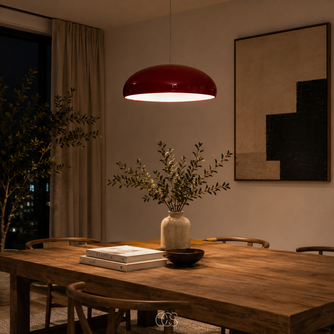 GLOVENA - Retro Pendant Lamp for a Warm Dining Room Focal Point
