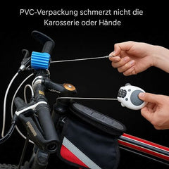 CABRIVO - Retractable Combination Cable Lock for Quick Security