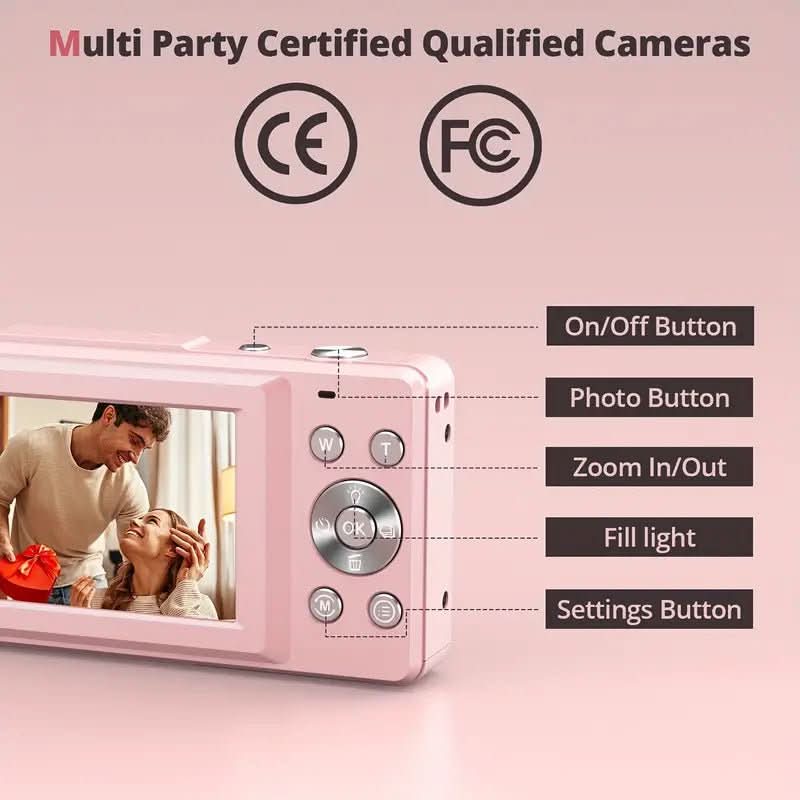 RETROPIX - Vintage-Style Digital Camera for Creative Moments