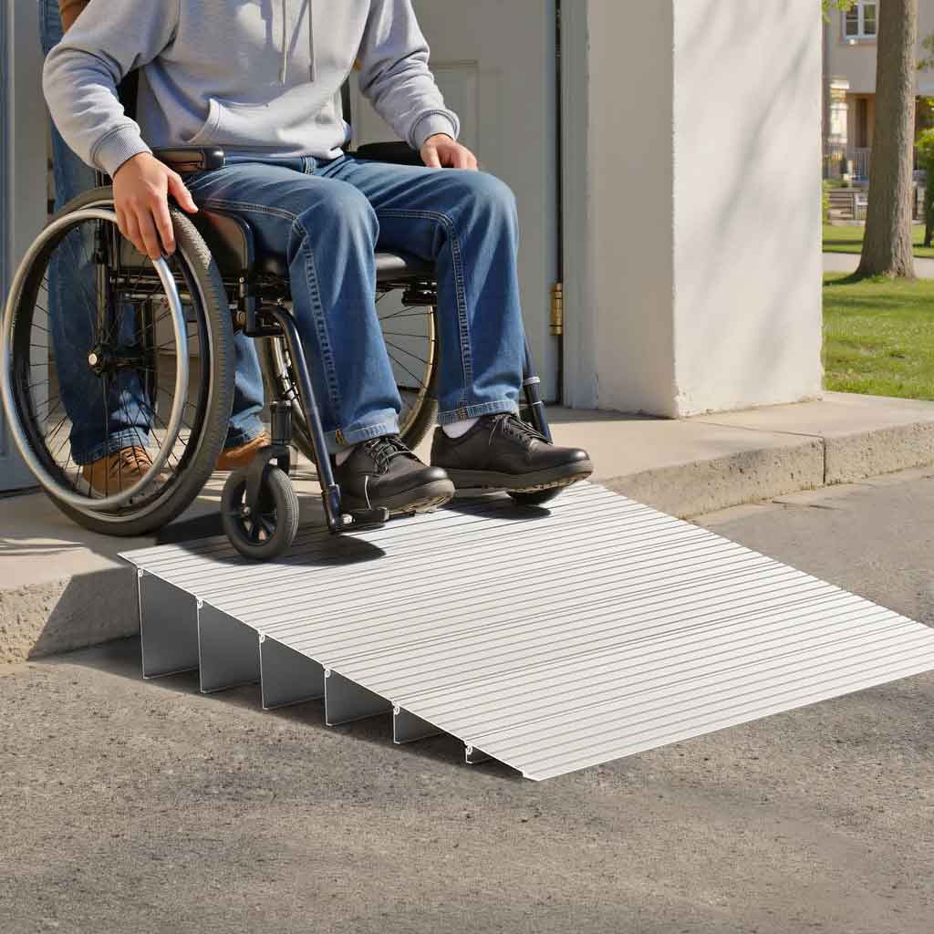 THRESIVA - Wheelchair Threshold Ramp for Smoother Doorway Access