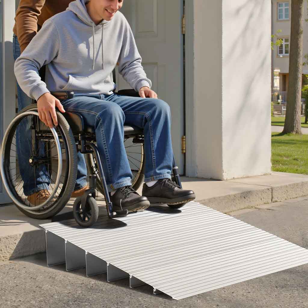 THRESIVA - Wheelchair Threshold Ramp for Smoother Doorway Access