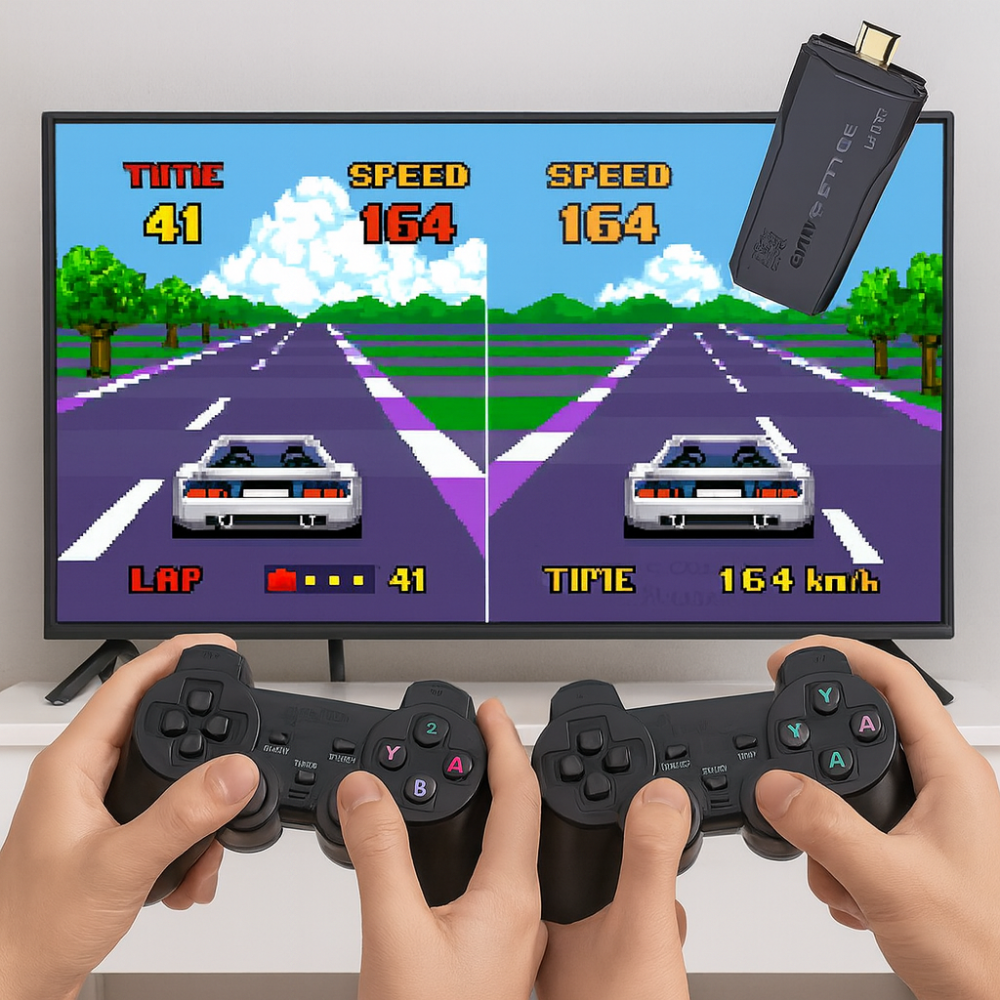JOYVORA - 4K Retro Game Console for Instant Two-Player Fun