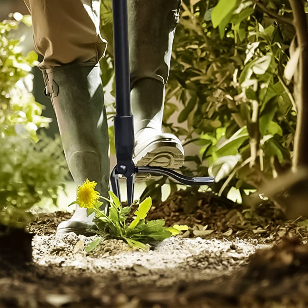 WEEDGONE - Stand-Up Weed Puller for Root Removal Without Bending