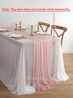 SHEERIVA - Sheer Table Runner for Elegant Occasion Tables