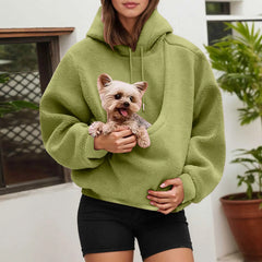 PAWVENA - Pet Pouch Hoodie for Hands-Free Cuddles
